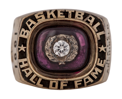 Nate "Tiny" Archibalds  Basketball Hall of Fame Induction Ring (Archibald LOA)